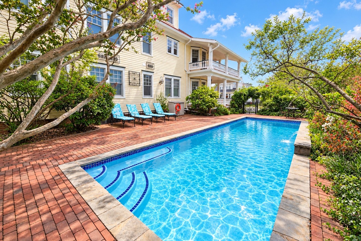 Shared pool and gardens